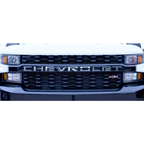 All New 2020 Chevy Silverado 2500 3500 Chrome Hood Induction Scoop Trim GM